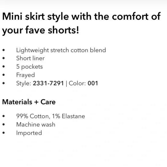 AE Stretch Mini Skort - Picture 10 of 11